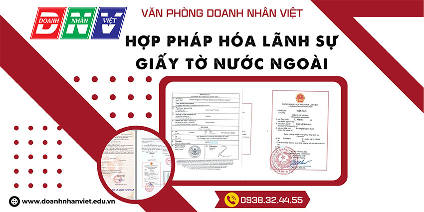 Hợp pháp hóa lãnh sự giấy tờ nước ngoài