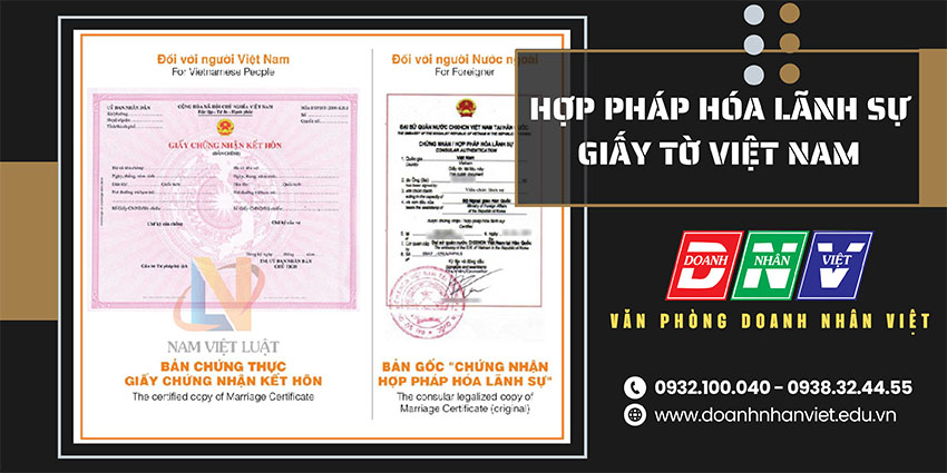 Hợp pháp hóa lãnh sự giấy tờ Việt Nam